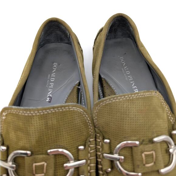 Donald Pliner Dacio Driving Loafer Shoes Men\'s Olive Green Size US10.5 EU43.5 main image 2